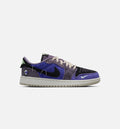 Air Jordan 1 Low OG Regency Purple Grade School Shoes | Regency Purple / Vapor Green / Black / Dark Raisin / Daybreak / Light Silver