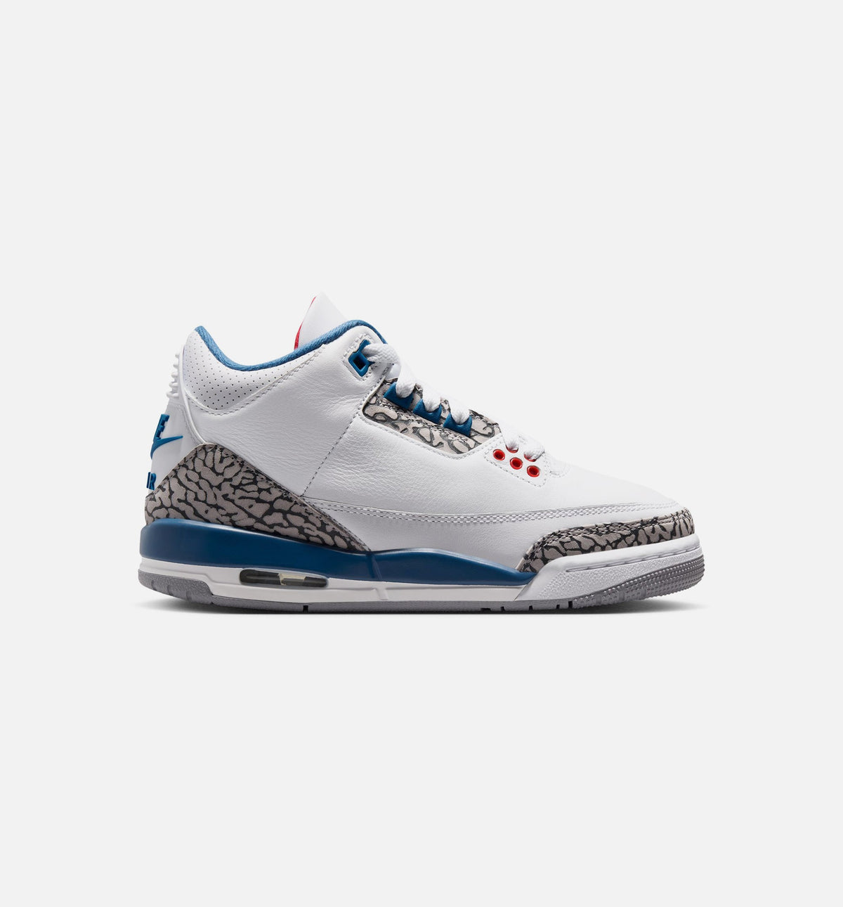 Air Jordan 3 Retro OG True Blue Grade School Lifestyle Shoes