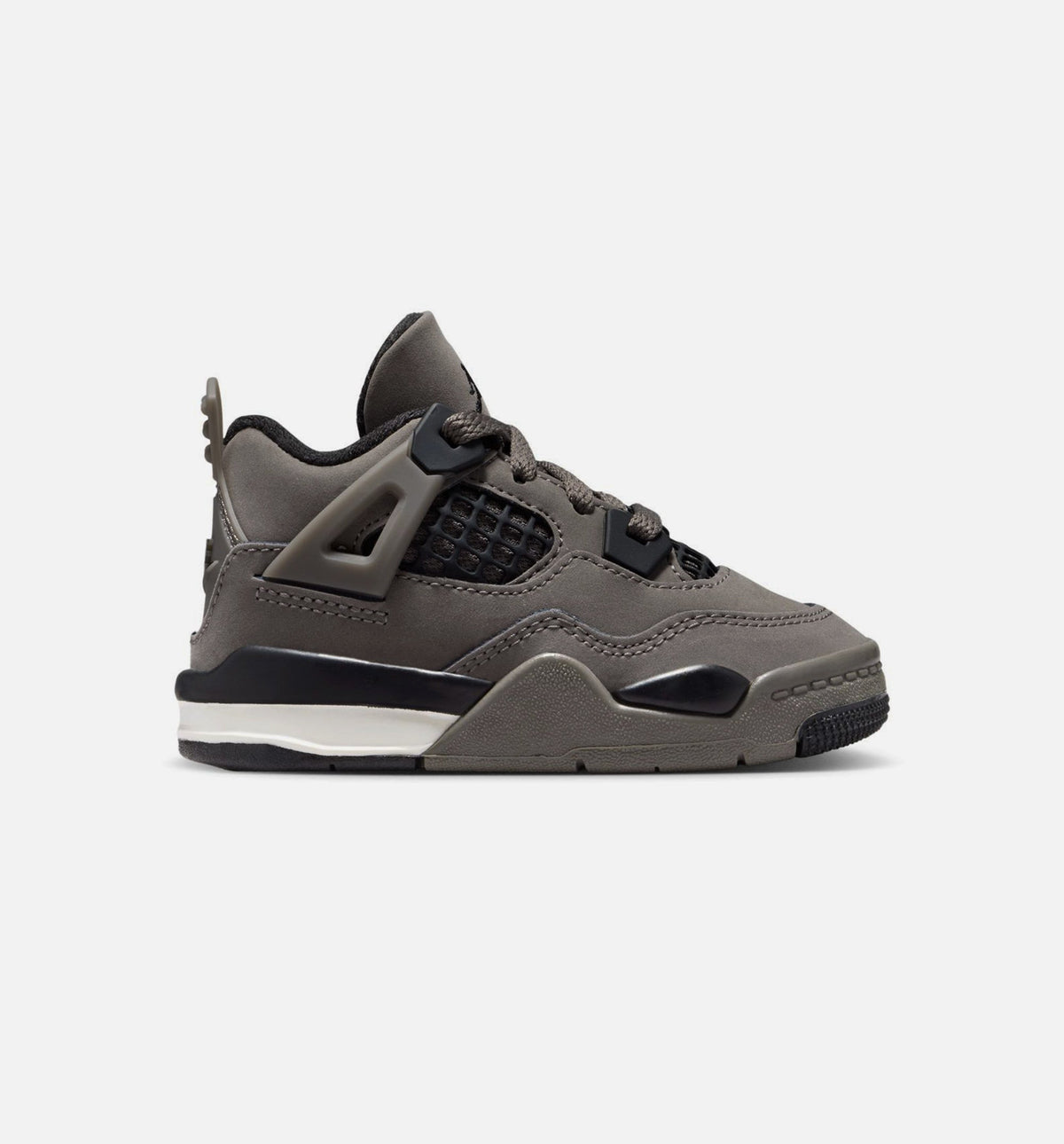 Air Jordan 4 Retro Infant Toddler Lifestyle Shoes | Cave Stone / Black / Moon Particle