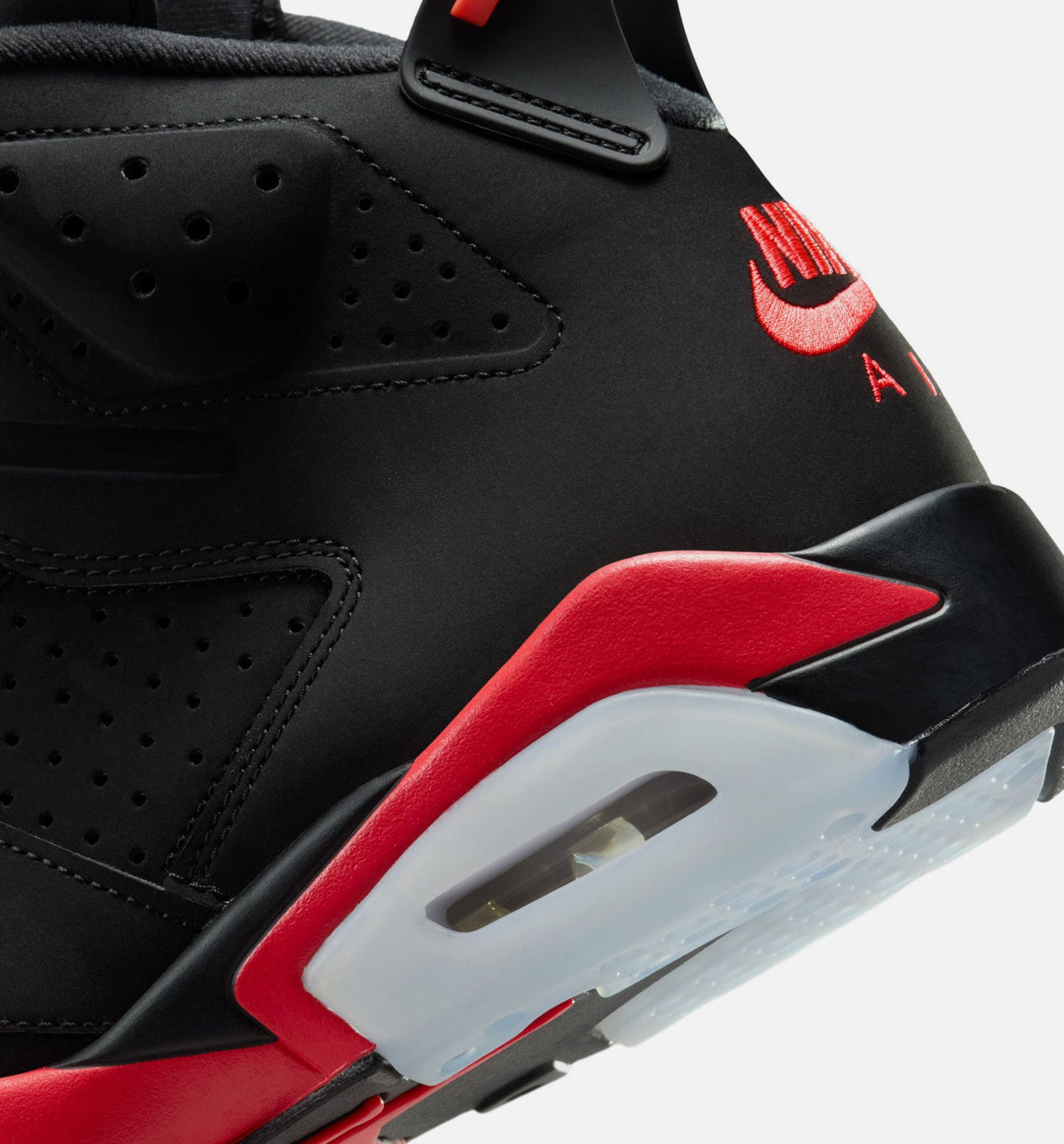 Air Jordan 6 Retro Infrared Men's Lifestyle Shoes | Black / Light Crimson