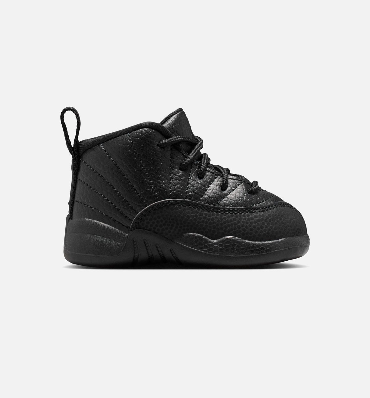 Air Jordan 12 Retro Bloodline Infant Toddler Lifestyle Shoes | Black / Varsity Red