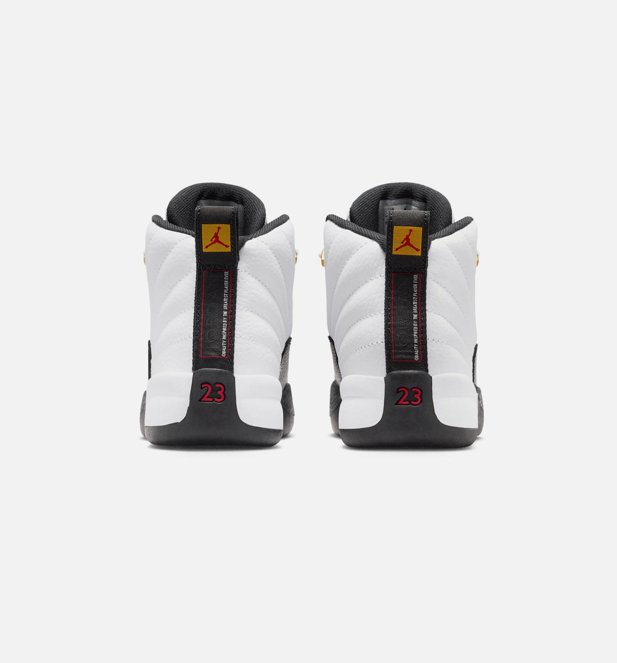 Air Jordan 12 Retro Taxi Infant Toddler Lifestyle Shoes | White / Black / Taxi