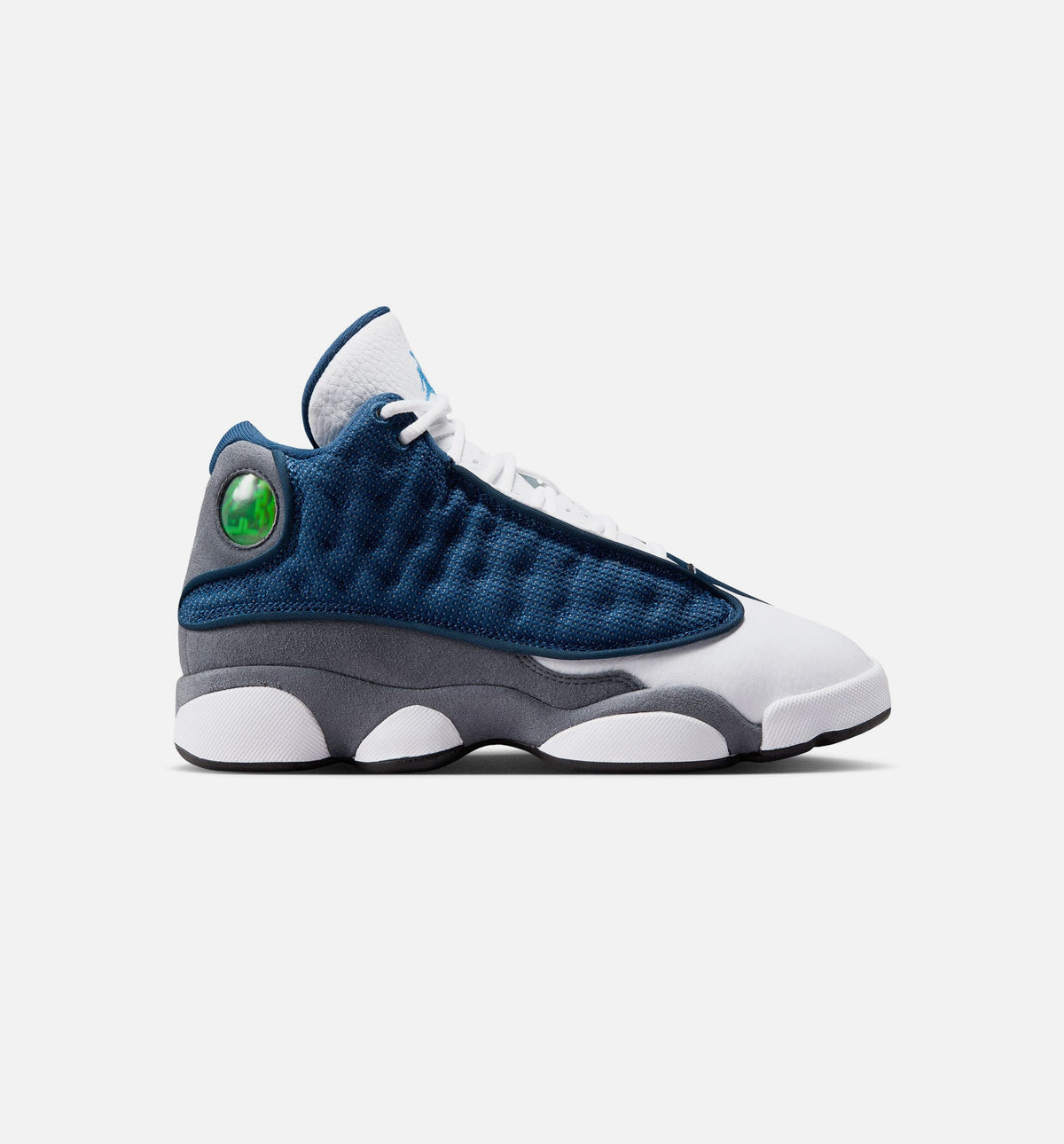Air Jordan 13 Retro Navy and Flint Grey Grade School Lifestyle Shoes | Navy / University Blue / Flint Grey / White