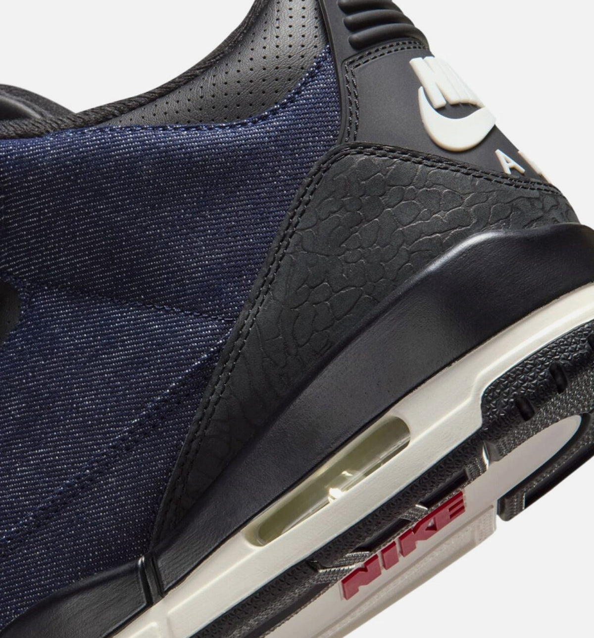 Men's Air Jordan 3 x Levi's Indigo Gym Red