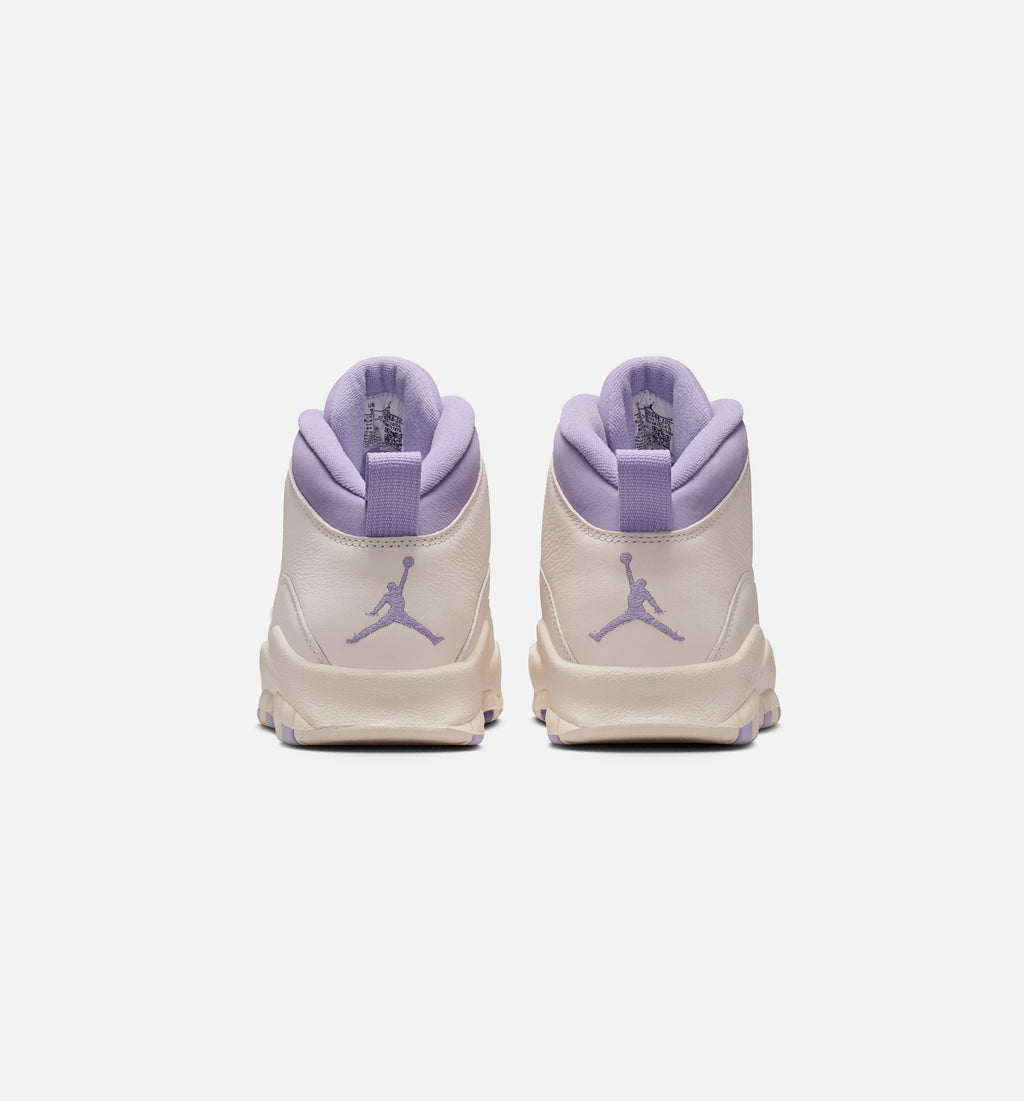 Air Jordan 10 Retro Hydrangea Women's Lifestyle Shoes | Chalk / Hydrangea / Wild Grape