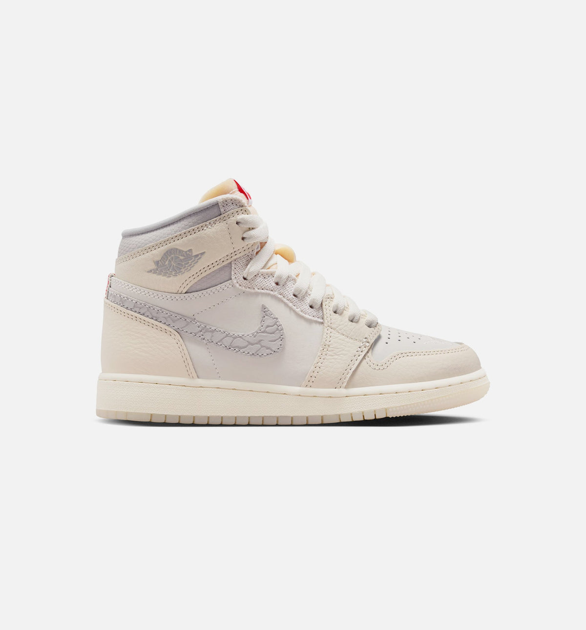 Air Jordan 1 Retro High OG Grade School Lifestyle Shoes | Sail