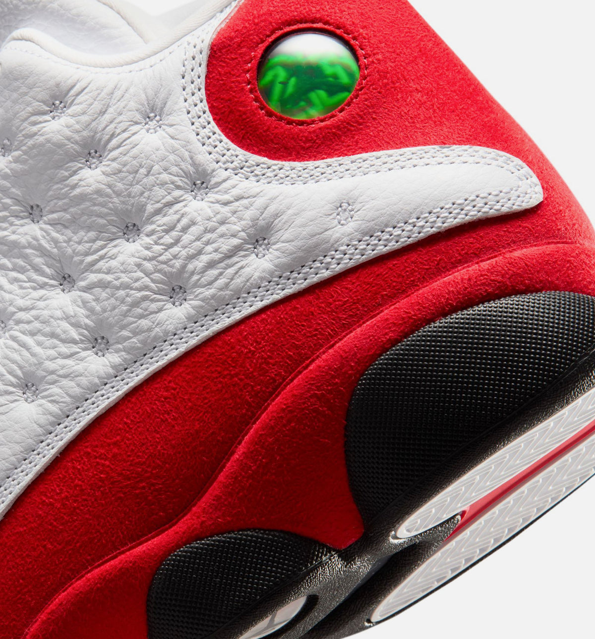 Air Jordan 13 Retro White and University Red Men's Lifestyle Shoes | White / Black / True Red
