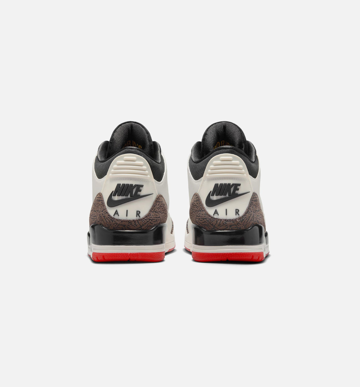 Air Jordan 3 Retro Men's Lifestyle Shoes | Sail / Black / University Red / Pale Ivory