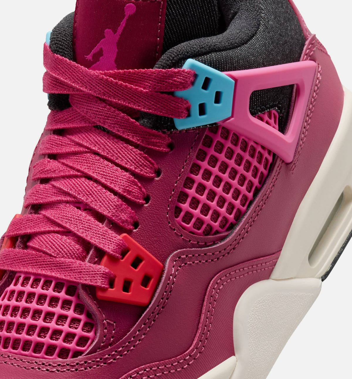 Air Jordan 4 Retro 'She's A Star' Grade School Lifestyle Shoes | Sweet Beet / Desert Pink / Off-Noir / Chalk