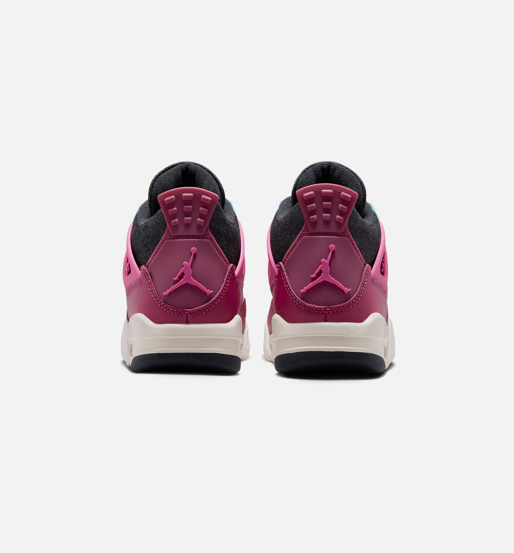 Air Jordan 4 Retro 'She's A Star' Grade School Lifestyle Shoes | Sweet Beet / Desert Pink / Off-Noir / Chalk