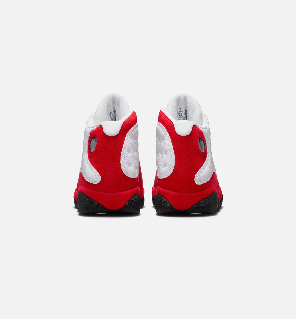 Air Jordan 13 Retro White and University Red Men's Lifestyle Shoes | White / Black / True Red