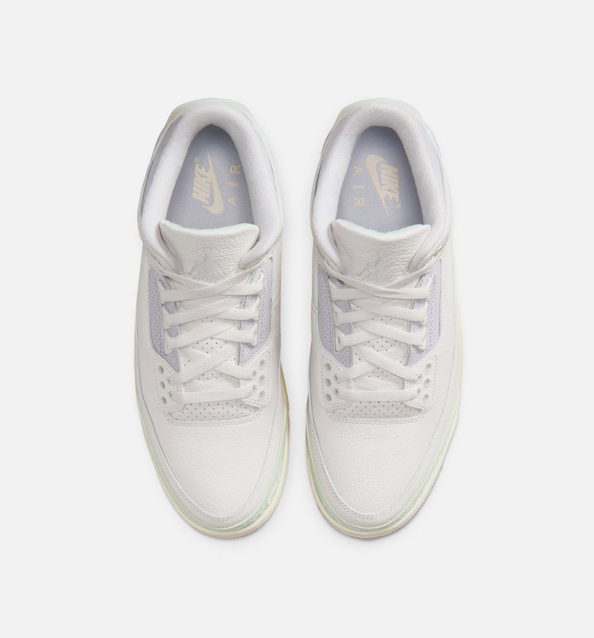 Air Jordan 3 Retro Men's Lifestyle Shoes | Sail / Jade Aura / Iced Carmine