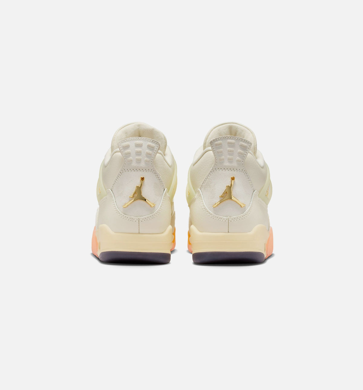 Air Jordan 4 Retro 'Birds of Paradise' Women's Lifestyle Shoes | Coconut Milk / Metallic Gold / Muslin / Bright Mango / Sundial / Black