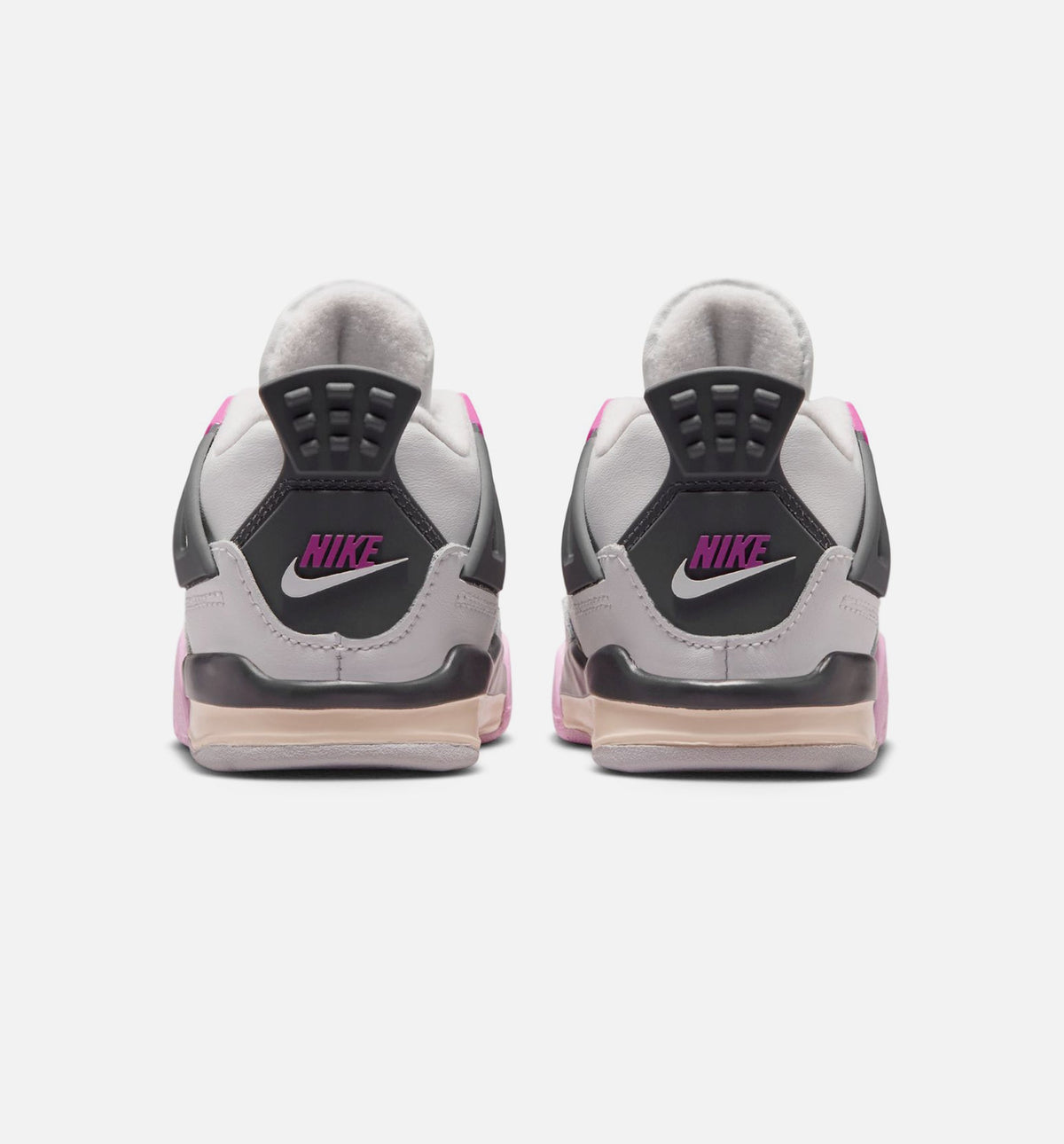 Air Jordan 4 Retro 'Comic' Infant Toddler Lifestyle Shoes | Off White / Fire Pink / Anthracite
