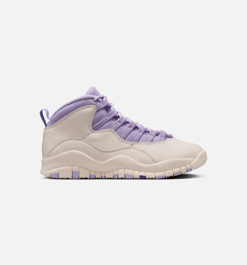 Air Jordan 10 Retro Hydrangea Women's Lifestyle Shoes | Chalk / Hydrangea / Wild Grape