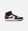 Air Jordan 1 Mid SE Men's Lifestyle Shoes | True Red / White / Court Purple / Black