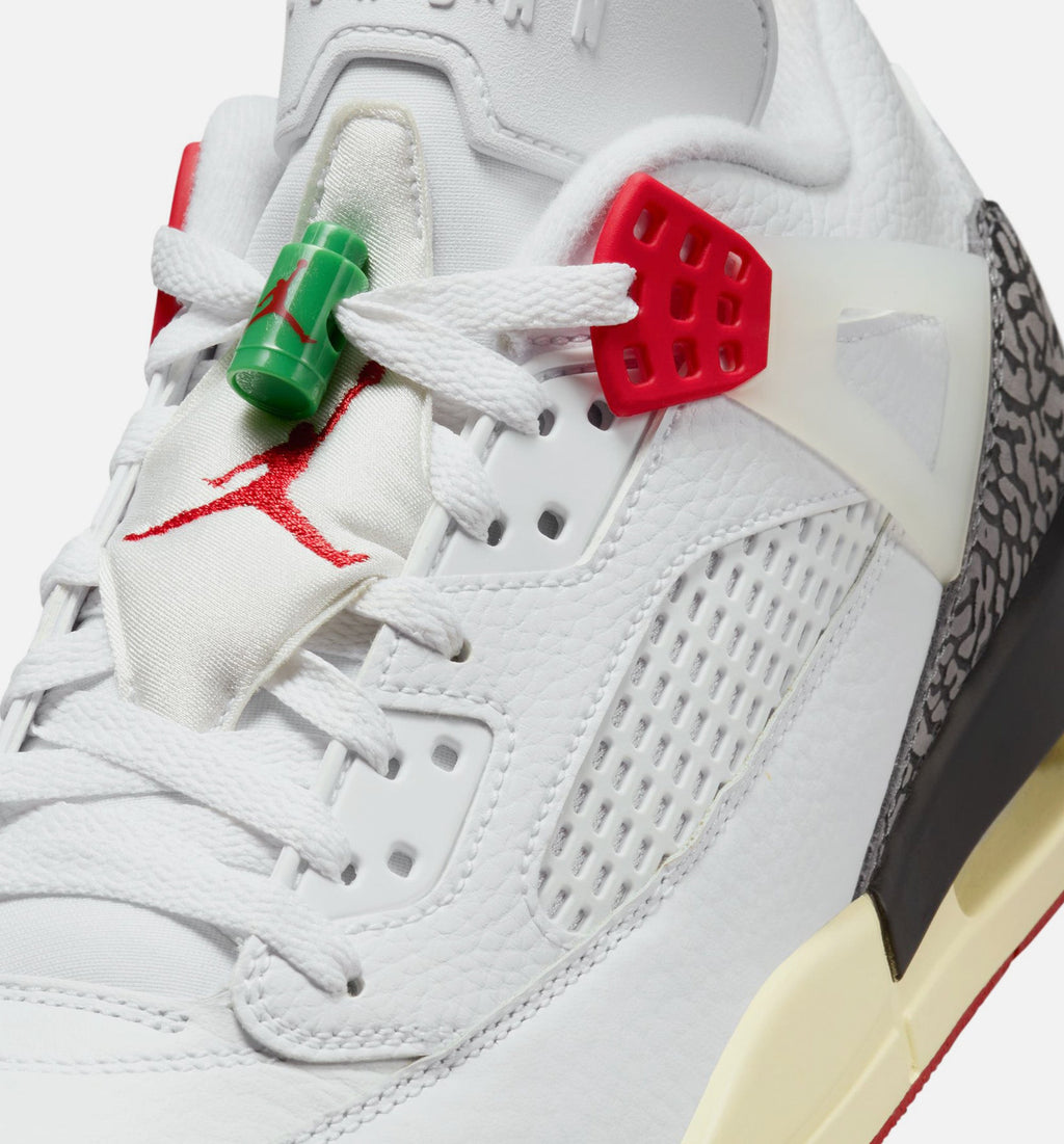 Spizike Low Men's Lifestyle Shoes | White / Black / Sail / Varsity Red