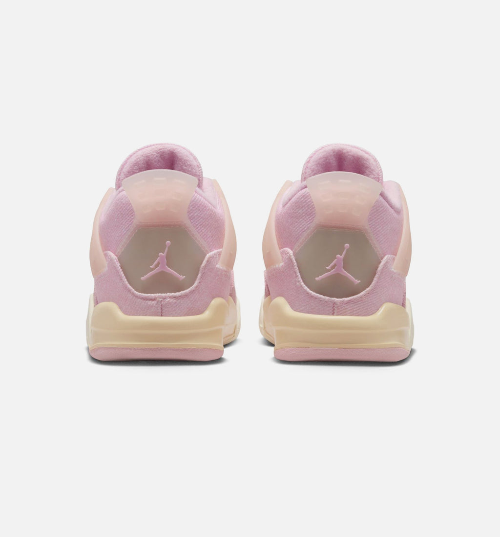 Air Jordan 4 Retro 'Pink Pearl and Iced Carmine' Infant Toddler Lifestyle Shoes | Iced Carmine / Coconut Milk / Anthracite / Muslin / Pinksicle