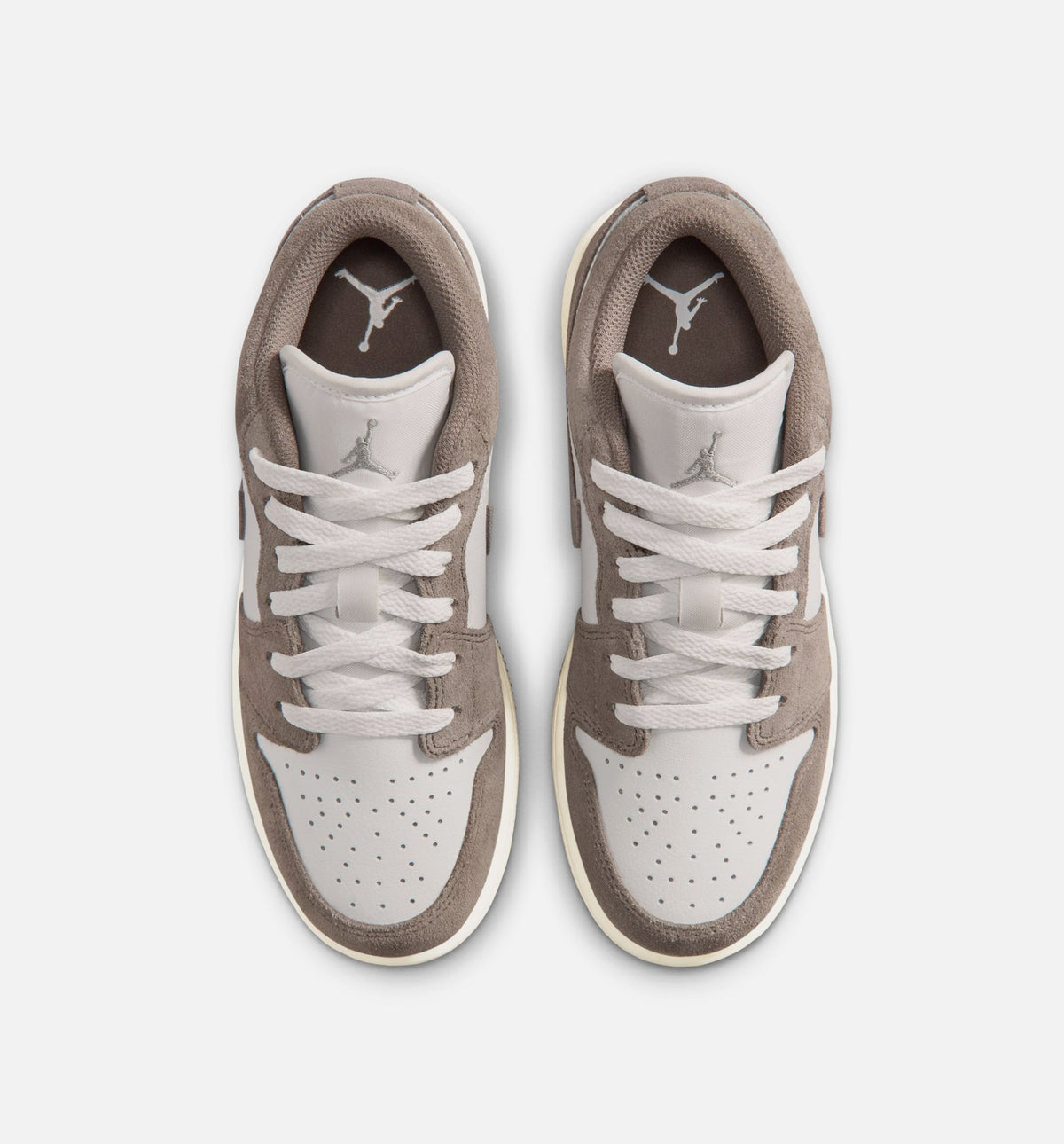 Air Jordan 1 Low Grade School Lifestyle Shoes | Olive Grey / Enigma Stone / Summit White