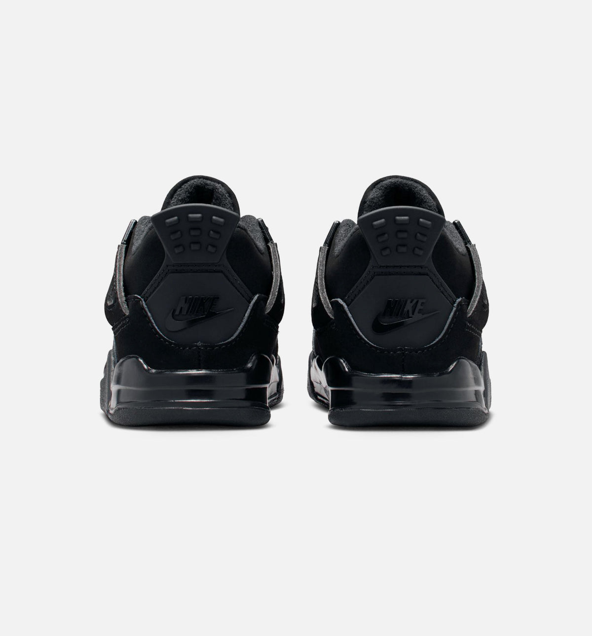 Air Jordan 4 Retro 'Black Cat' Infant Toddler Lifestyle Shoes | Black / Light Graphite