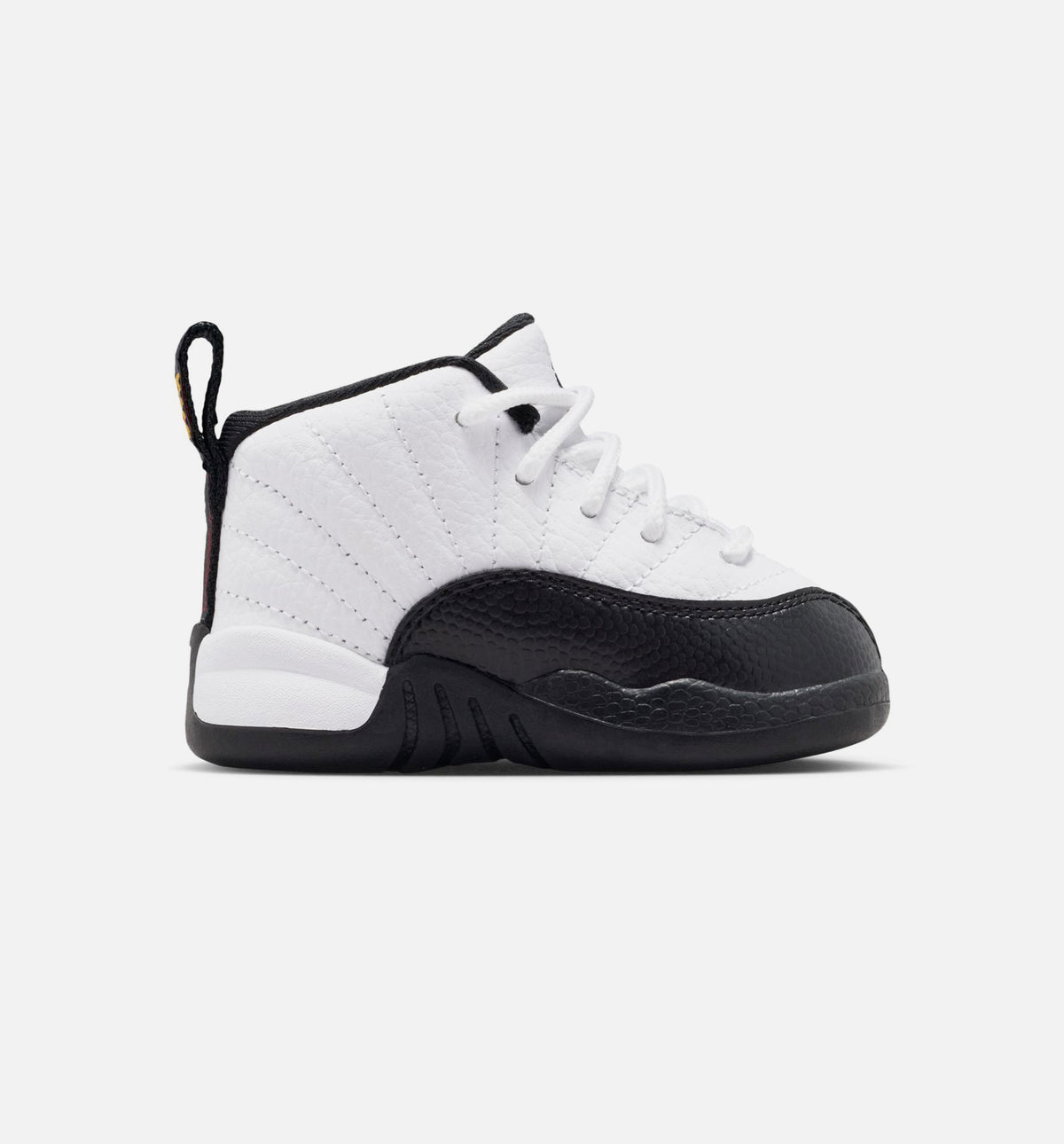 Air Jordan 12 Retro Taxi Infant Toddler Lifestyle Shoes | White / Black / Taxi