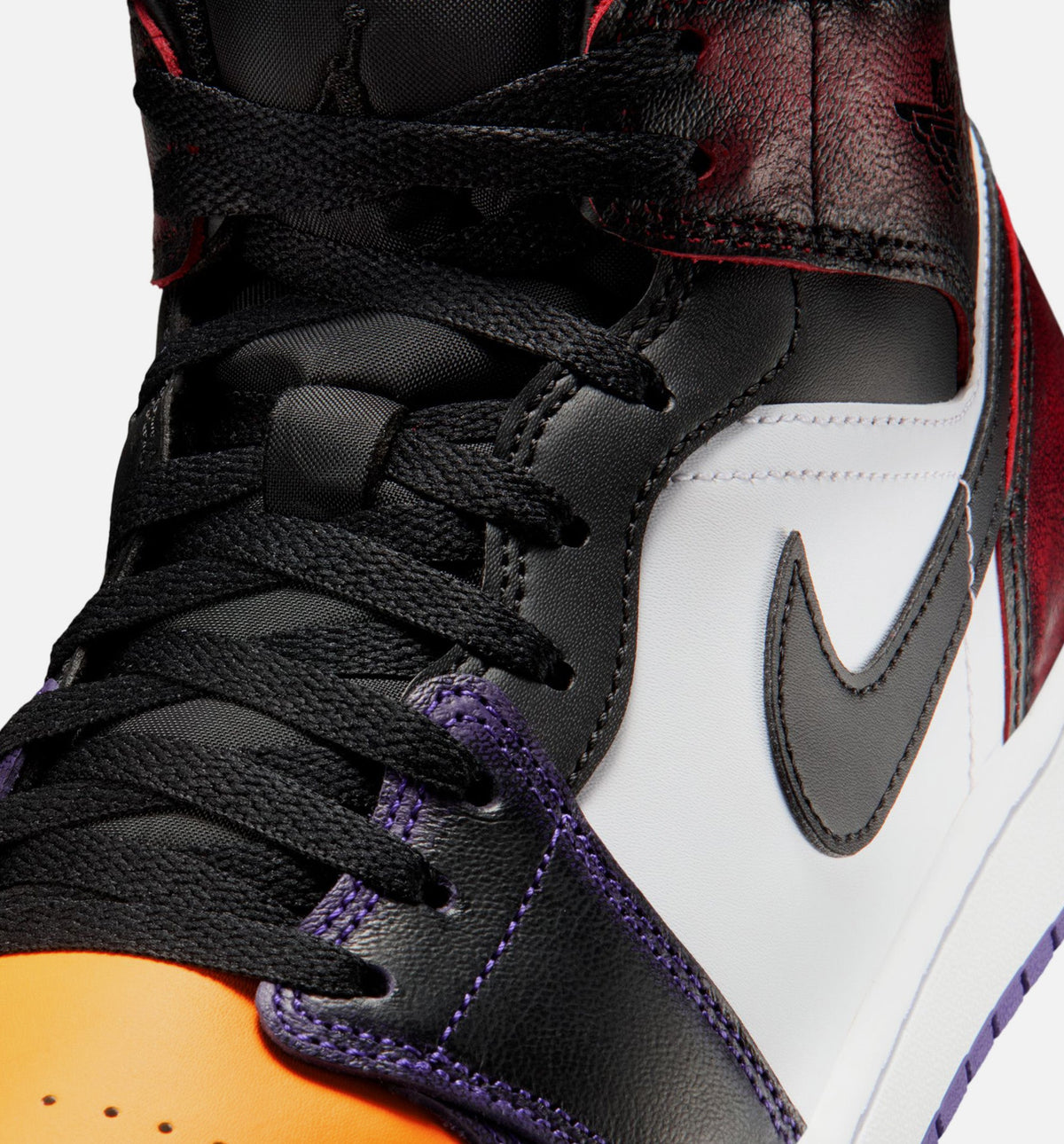 Air Jordan 1 Mid SE Men's Lifestyle Shoes | True Red / White / Court Purple / Black