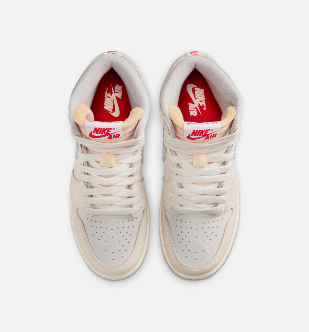 Air Jordan 1 Retro High OG Grade School Lifestyle Shoes | Sail