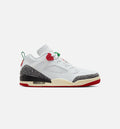 Spizike Low Men's Lifestyle Shoes | White / Black / Sail / Varsity Red
