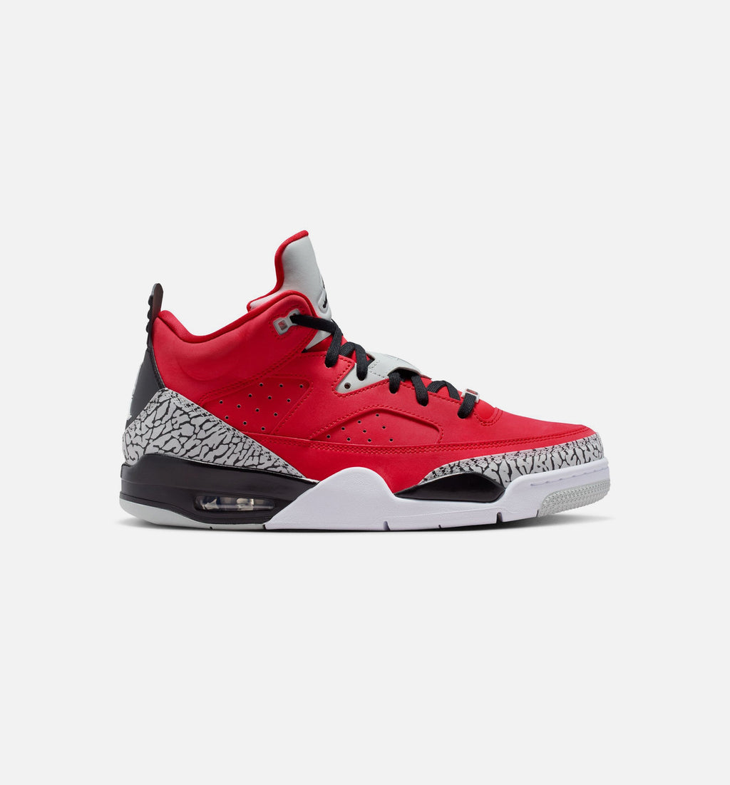 Son of Mars Low Men's Lifestyle Shoes | Fire Red / Black / Grey Mist / White