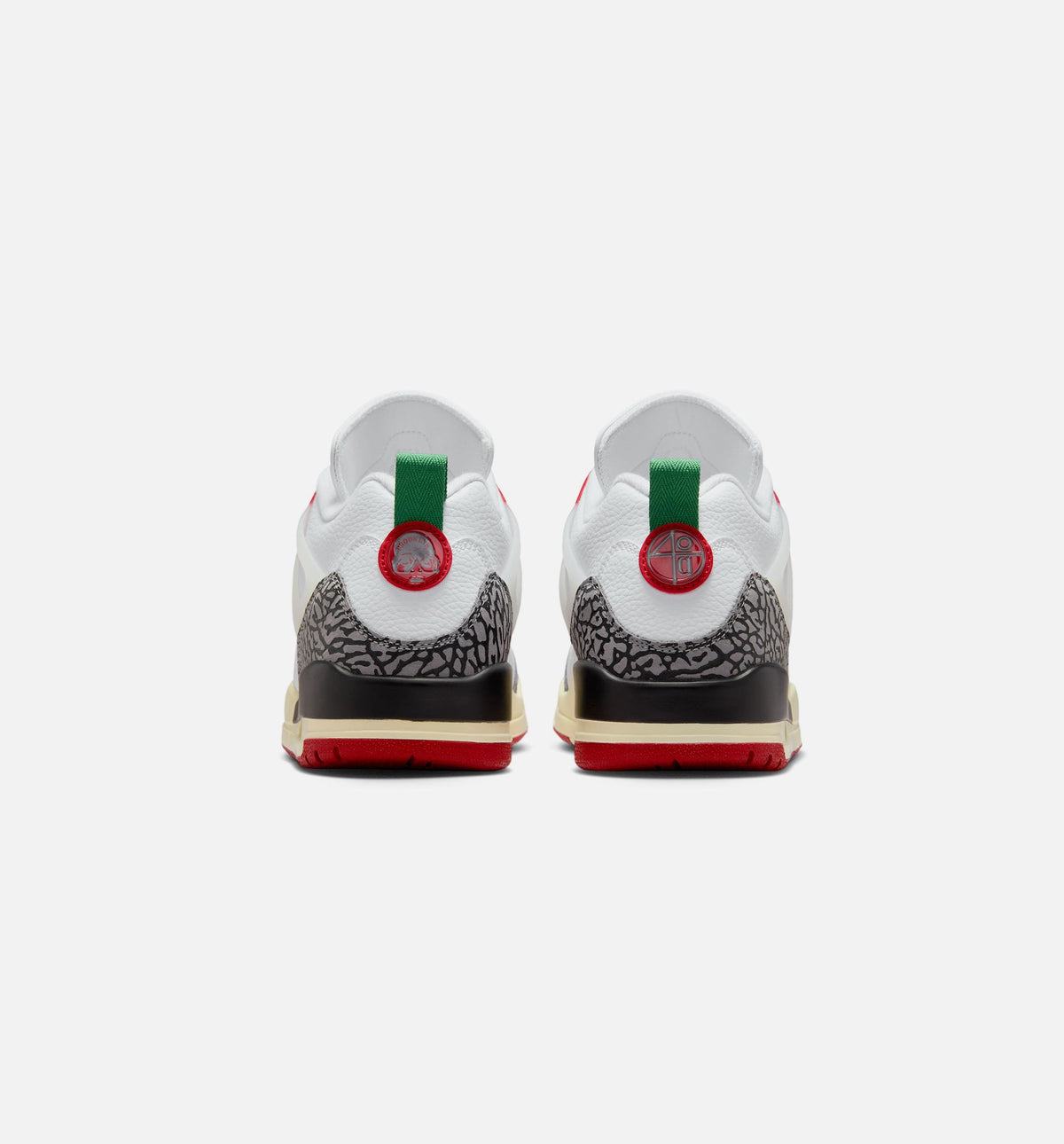 Spizike Low Men's Lifestyle Shoes | White / Black / Sail / Varsity Red