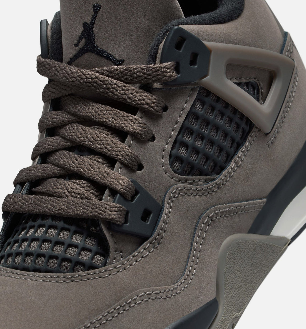 Air Jordan 4 Retro Preschool Lifestyle Shoes | Cave Stone / Black / Moon Particle
