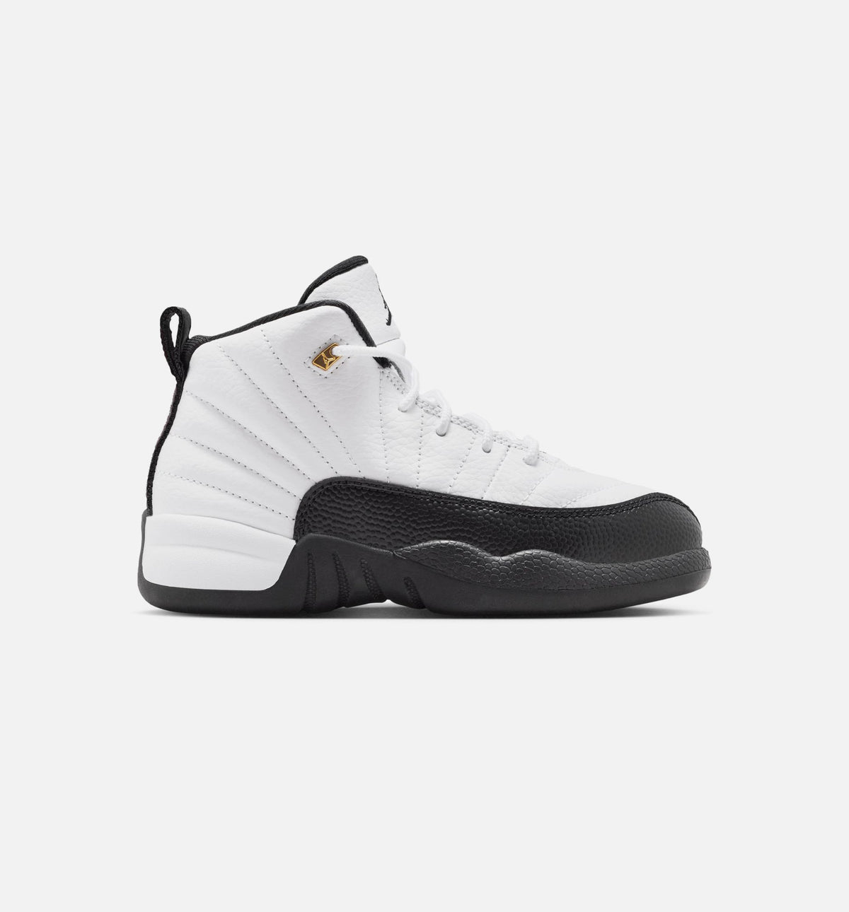 Air Jordan 12 Retro Taxi Preschool Lifestyle Shoes | White / Black / Taxi