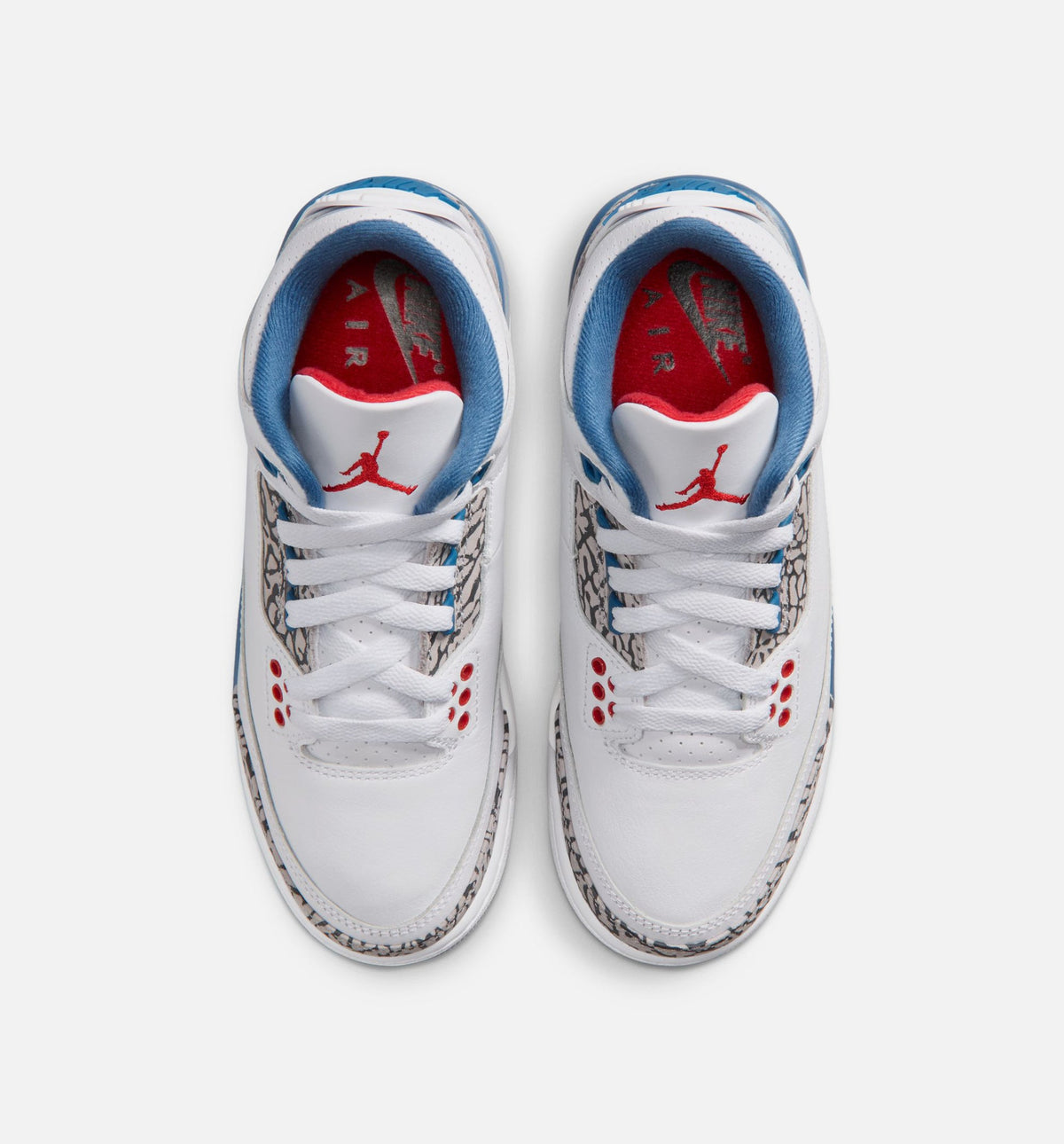 Air Jordan 3 Retro OG True Blue Grade School Lifestyle Shoes