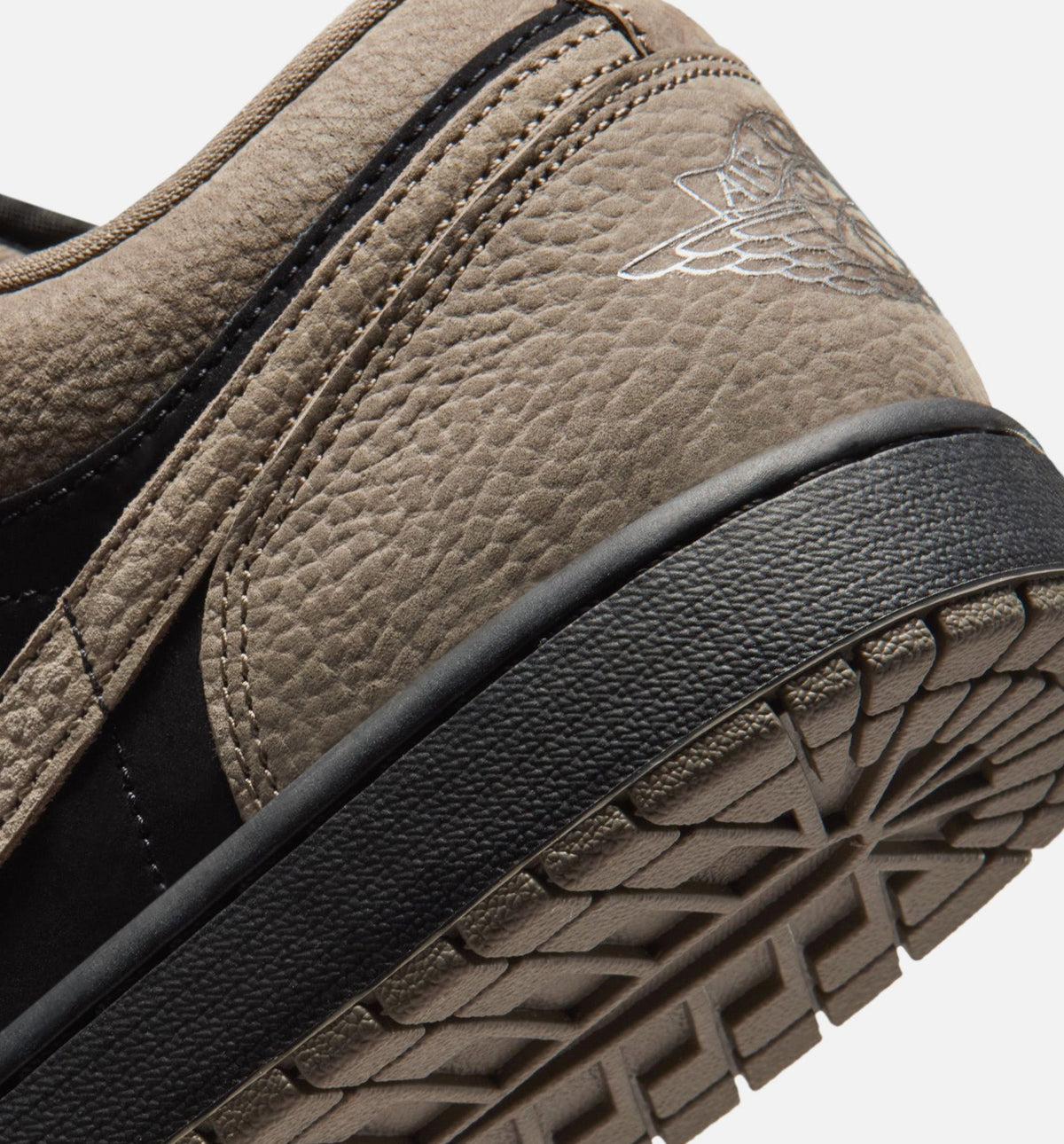 Air Jordan 1 Low SE Men's Shoes | Black / Olive Grey / Light Wild Mango