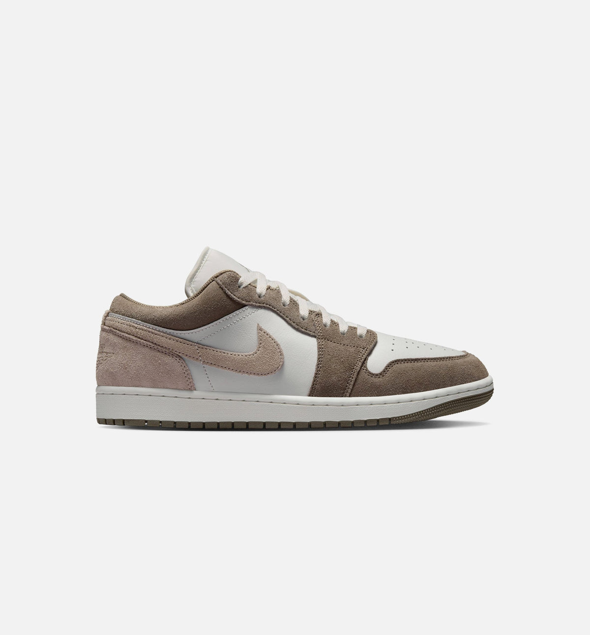 Air Jordan 1 Low Men's Lifestyle Shoes | Olive Grey / Enigma Stone / Summit White