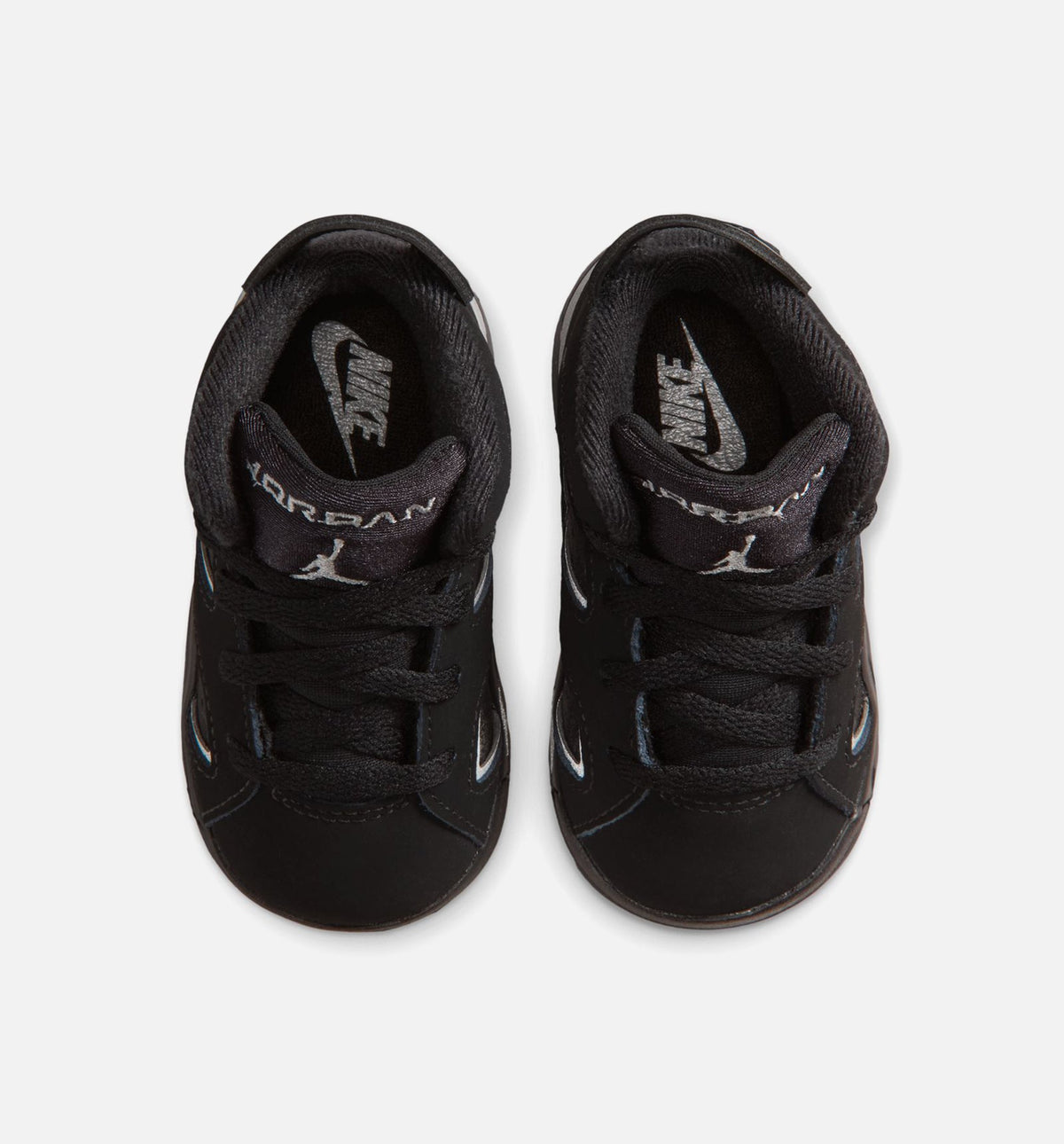 Air Jordan 6 Cap & Gown Infant Toddler Lifestyle Shoes | Black / Reflective Silver