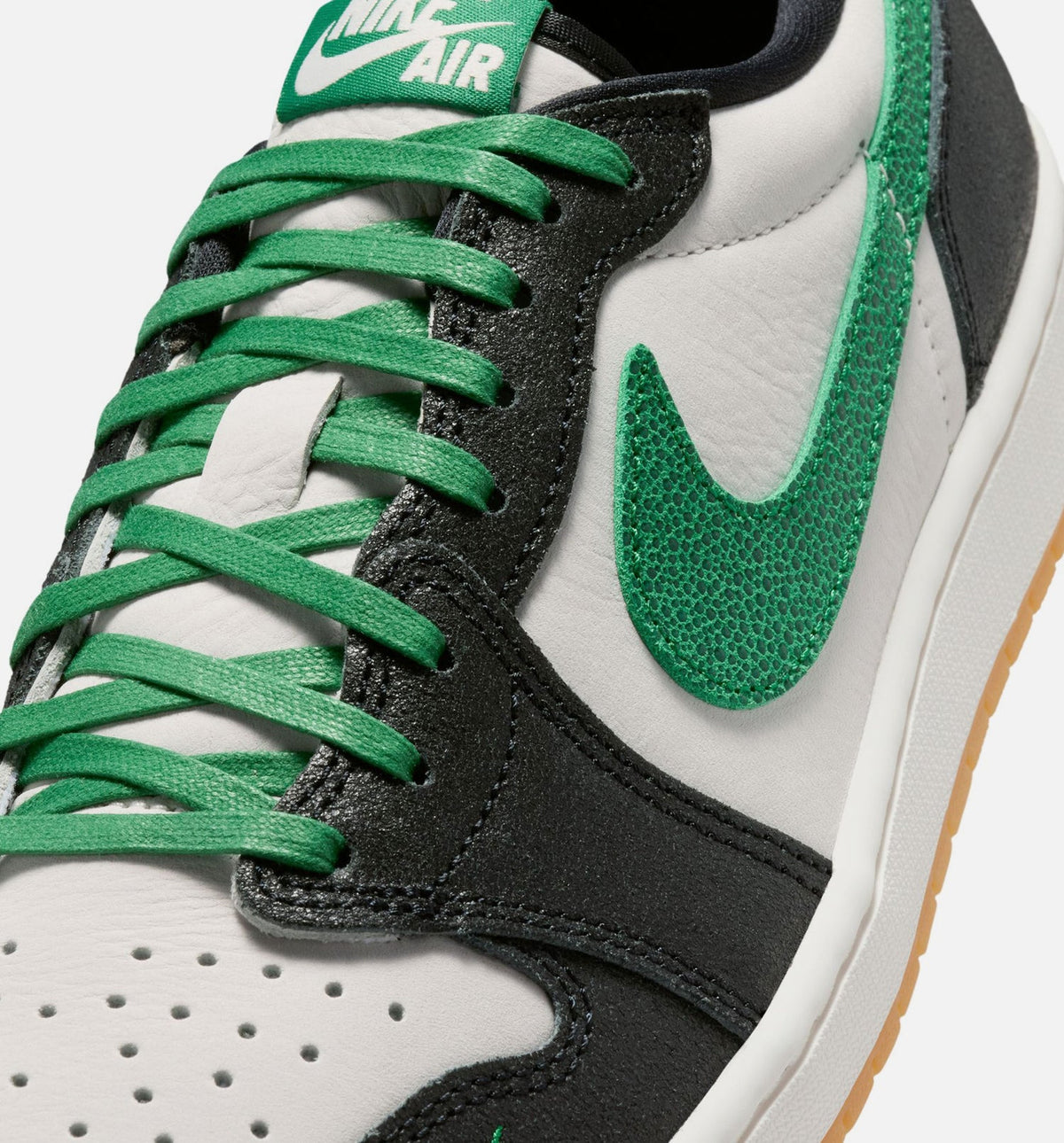 Air Jordan 1 Retro Low OG Men's Lifestyle Shoes | Phantom Pine Green