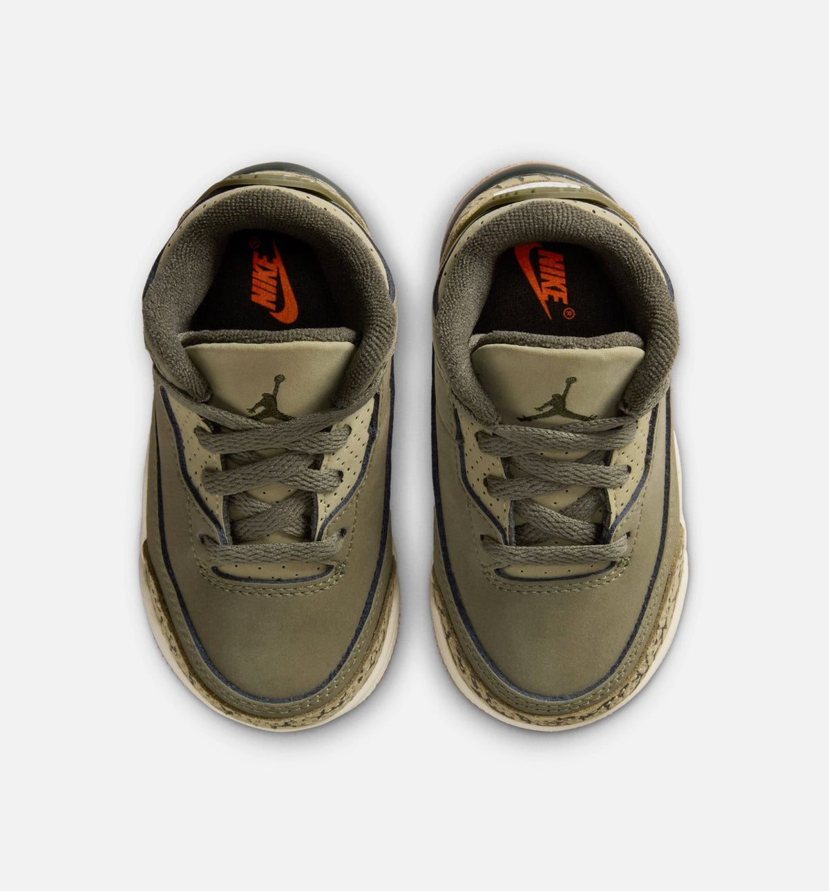 Air Jordan 3 Retro Infant & Toddler Lifestyle Shoes | Medium Olive