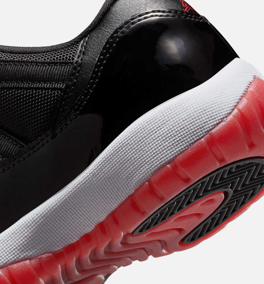 Air Jordan 11 Retro Bred Grade School Lifestyle Shoes | Black / Varsity Red / White