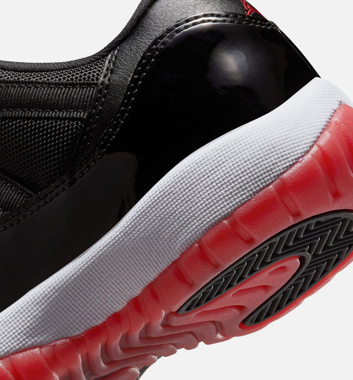 Air Jordan 11 Retro Bred Grade School Lifestyle Shoes | Black / Varsity Red / White