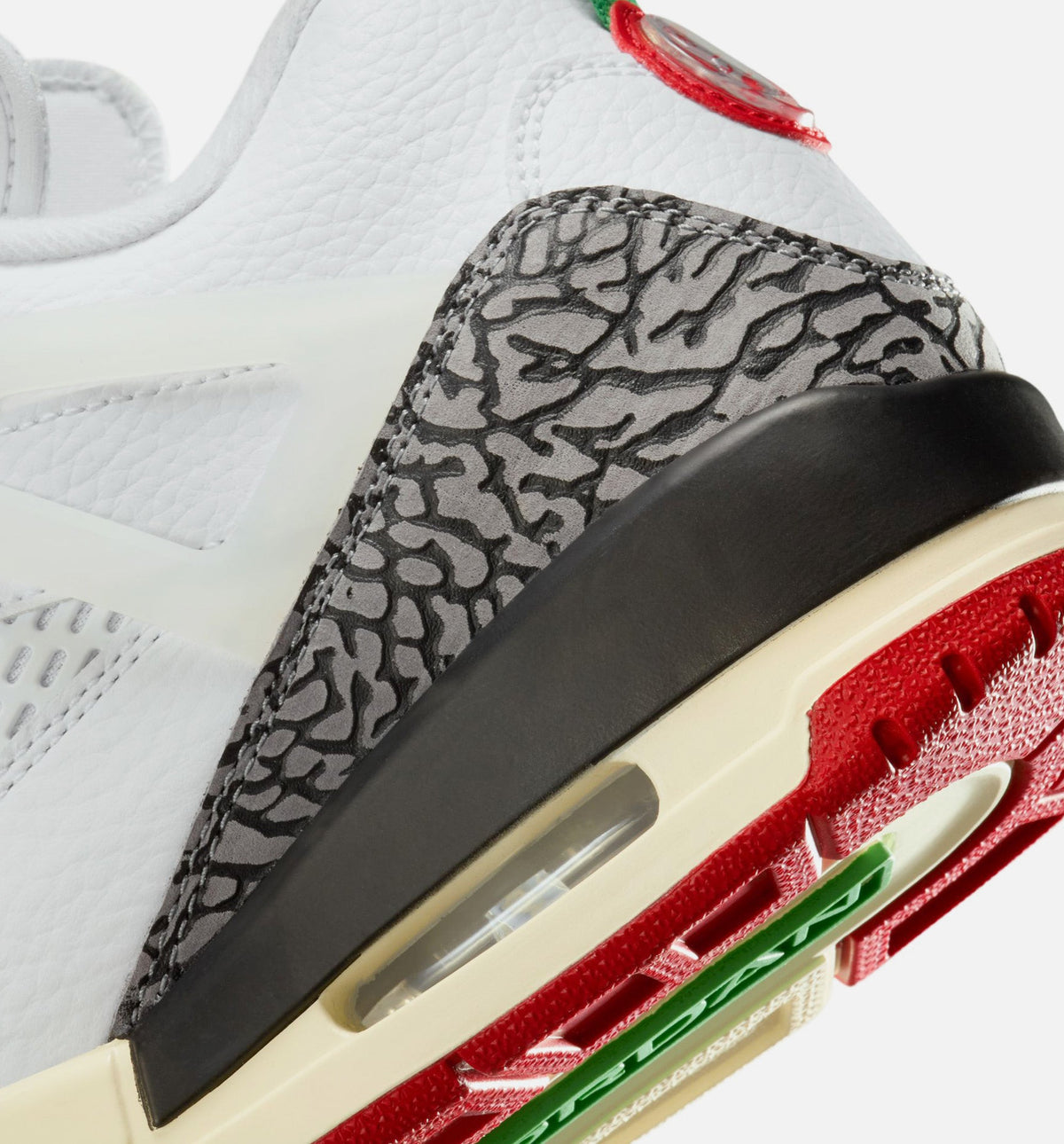 Spizike Low Men's Lifestyle Shoes | White / Black / Sail / Varsity Red