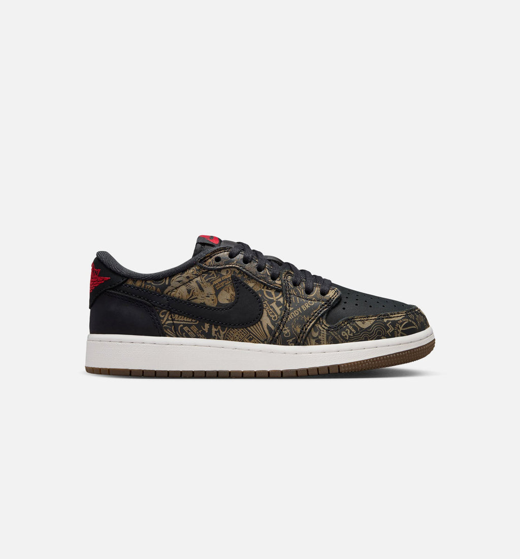 Air Jordan 1 Retro Low OG Grade School Lifestyle Shoes | Laser