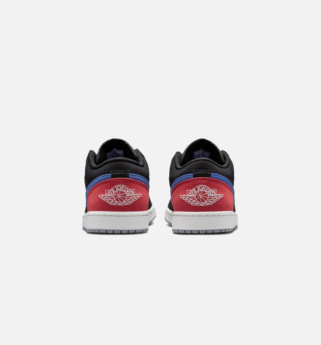 Air Jordan 1 Low Men's Lifestyle Shoes | Black / Summit White / True Blue / Varsity Red