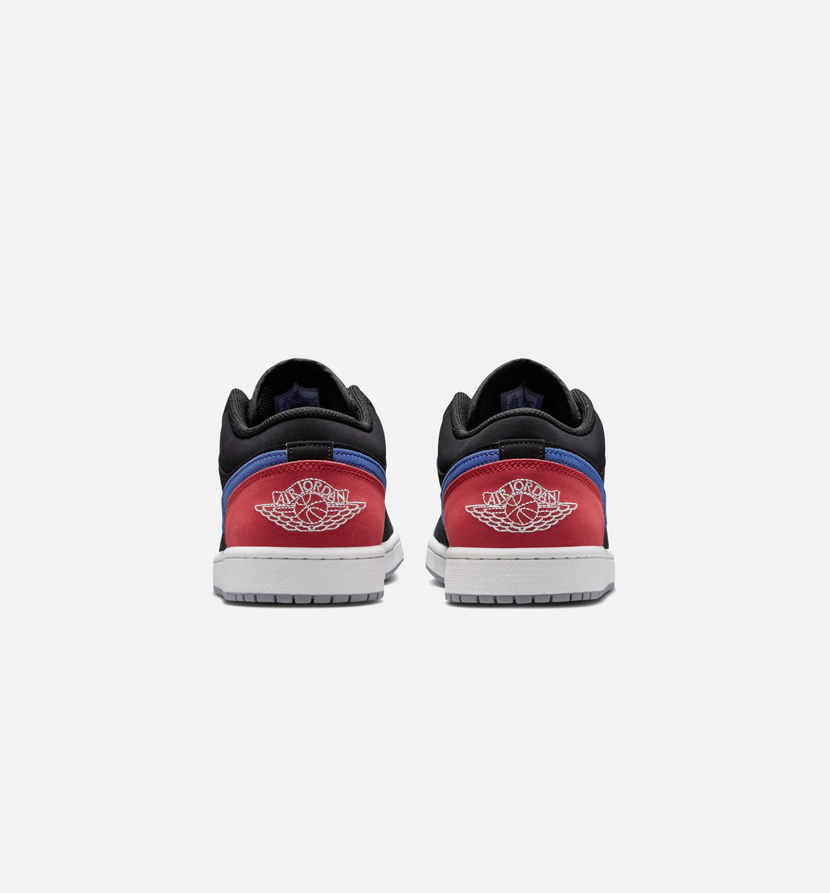 Air Jordan 1 Low Men's Lifestyle Shoes | Black / Summit White / True Blue / Varsity Red