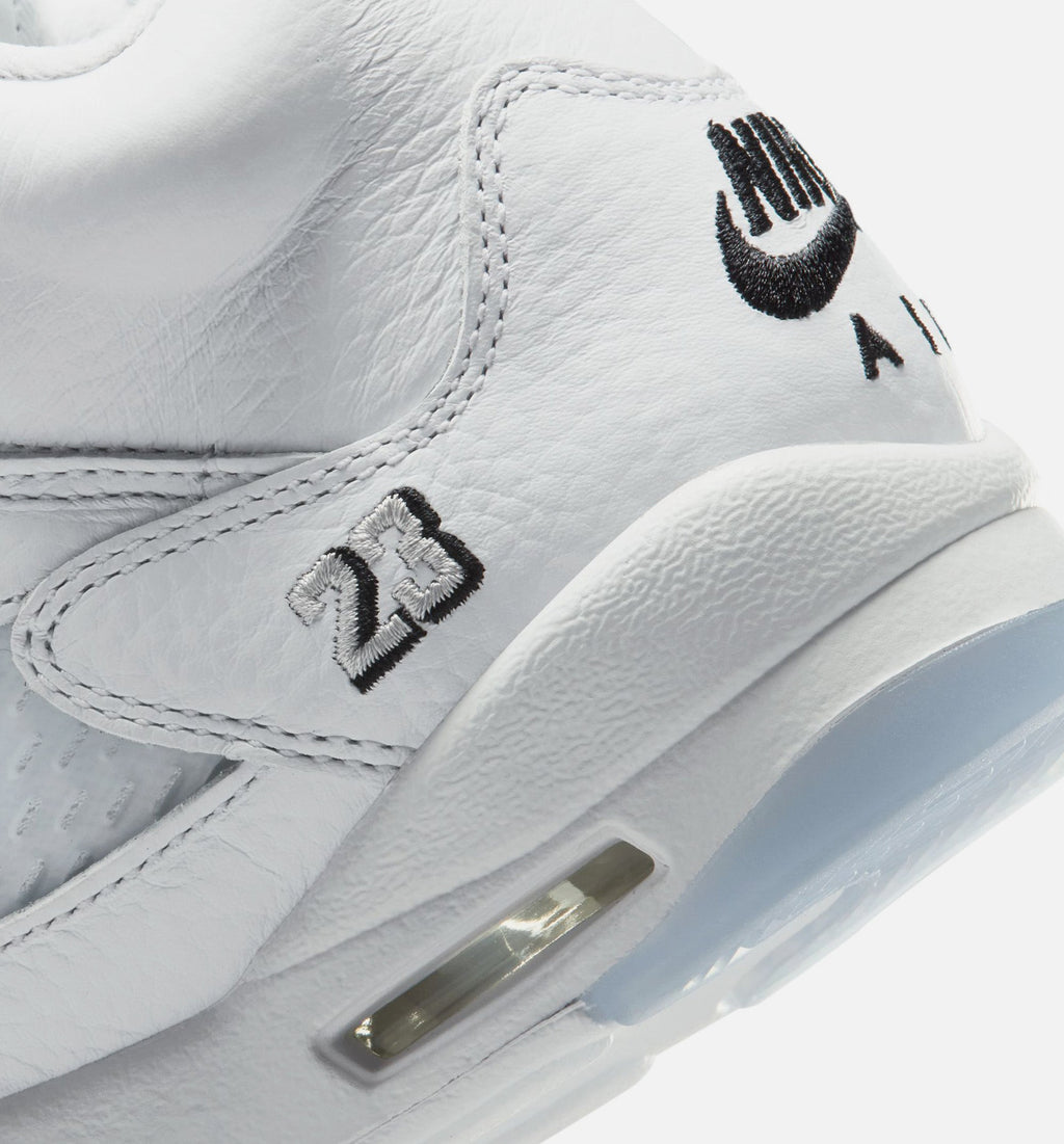 Air Jordan 5 Retro OG White Metallic Grade School Lifestyle Shoes | White / Black / Metallic Silver