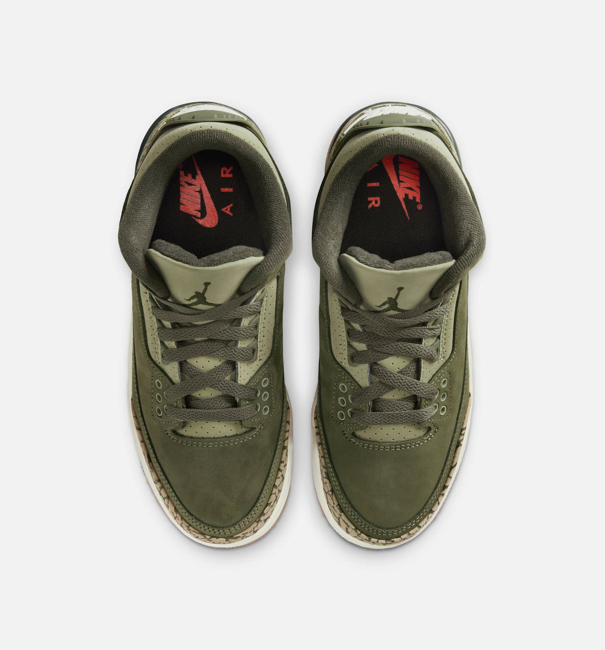 Air Jordan 3 Retro Grade School Lifestyle Shoes | Medium Olive