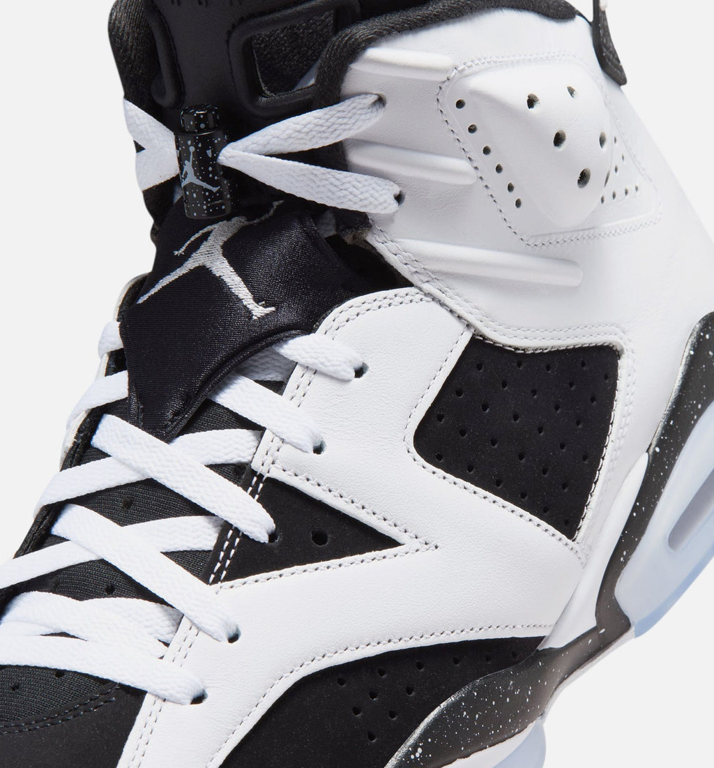 Air Jordan 6 Retro Black and White Men's Lifestyle Shoes | Black / White