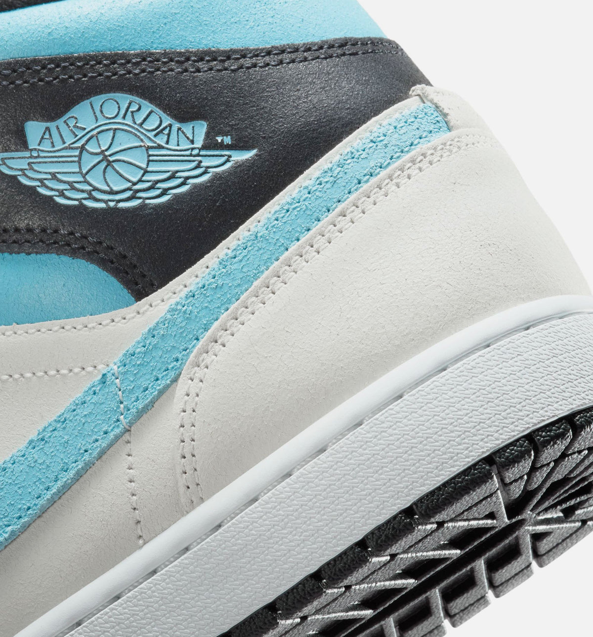 Air Jordan 1 Mid SE Men's Lifestyle Shoes | Summit White / Blue Chill / Black