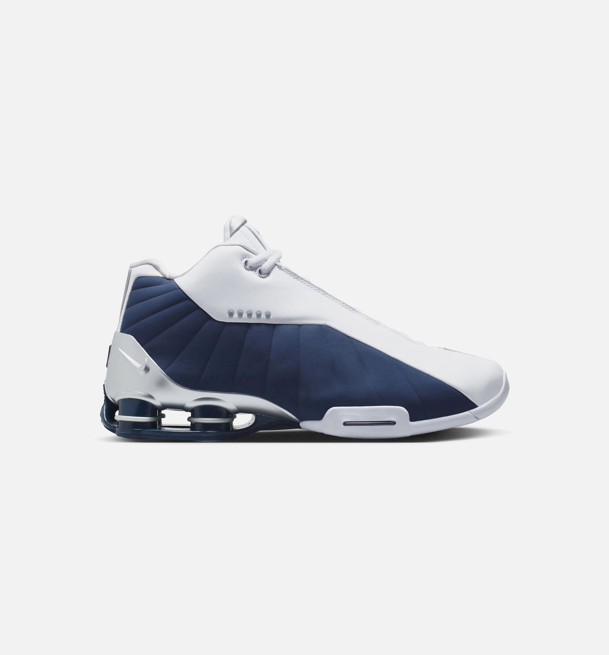 Shox BB4 Olympic Men's Lifestyle Shoes | White / Midnight Navy / Metallic Silver