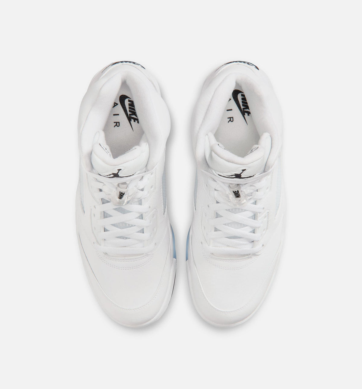 Air Jordan 5 Retro OG White Metallic Men's Lifestyle Shoes | White / Metallic Silver / Black